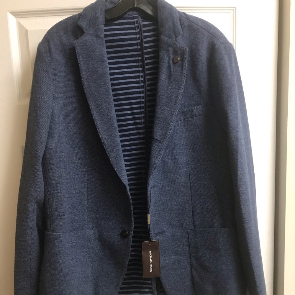 Michael Kors Mens Knit Blazer Jacket. New With Tag